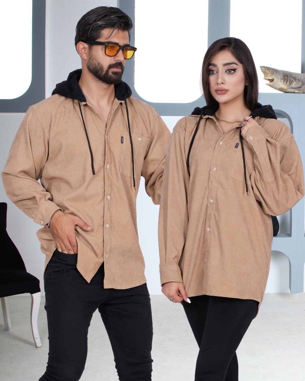 سویشرت مخمل کبریتی لش عمده تصویر 3